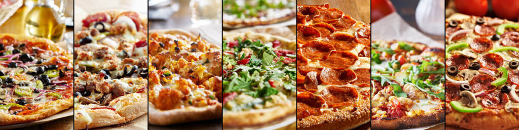 pizzeria pizza collage